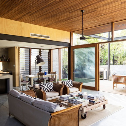 Contemporary Living Room by Walter Barda Design