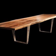 Wood Slab Dining Tables by Jeffrey Greene - Doylestown, PA ...