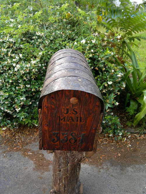 Rustic, country style mailboxes