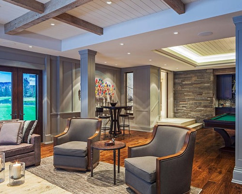 Country Basement Home Design Ideas, Pictures, Remodel and Decor
