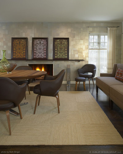 Contemporary Dining Room by Dunlap Design Group, LLC