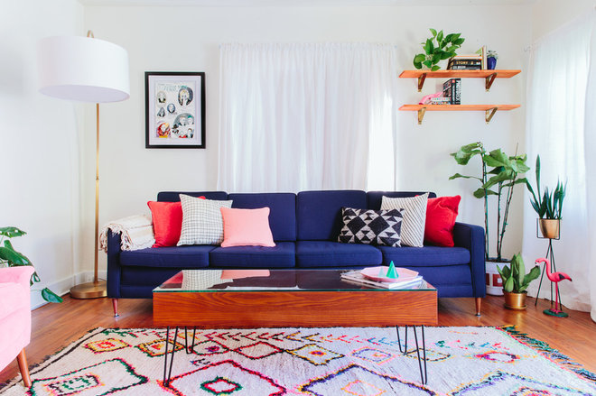 Eclectic Living Room by Taylor + Taylor
