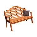 Scroll Garden Bench - Mediterranean - Patio Furniture And Outdoor
