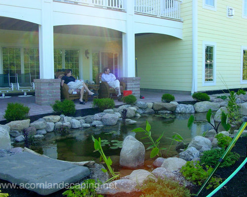 Koi Pond Waterfall Home Design Ideas, Pictures, Remodel and Decor