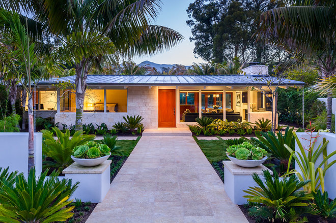Midcentury Exterior by Neumann Mendro Andrulaitis Architects LLP