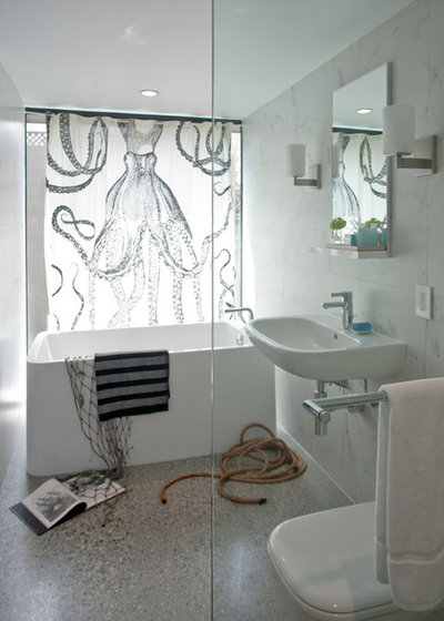 Contemporary Bathroom by Three Legged Pig Design