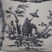 Home Needlepoint Pillow P37