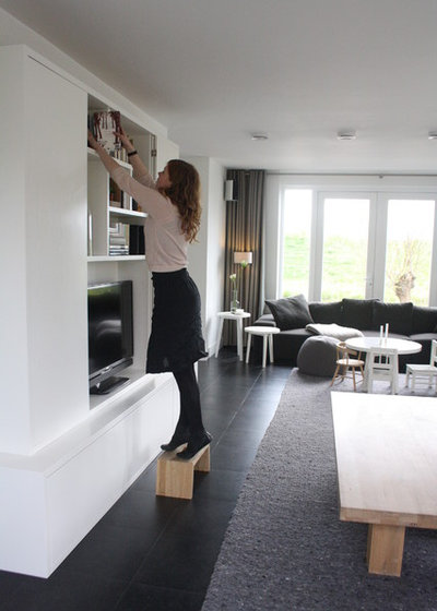 Contemporary Family & Games Room by Holly Marder