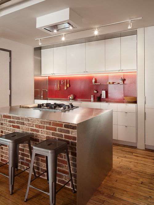 Pegboard Backsplash Home Design Ideas, Pictures, Remodel and Decor