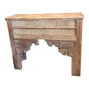 Mogulinterior - Consigned Vinatge Style Arch Carved Frame Antique Jaipur Furniture - The arch comes from India and are a 18/19 century vintage pieces.
