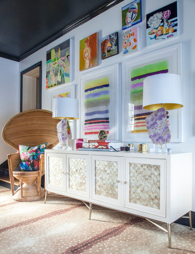 Eclectic Family Room by Holly Phillips @ The English Room