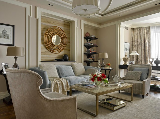 Классический Гостиная by Архитектурное ателье Каринского Арсения