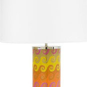Large Carnaby Waves Lamp, Pink