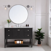 Chrome Finish And Clear Glass 1-Light Left Wall Sconce