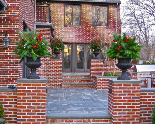 Red Brick Exterior Home Design Ideas, Pictures, Remodel and Decor