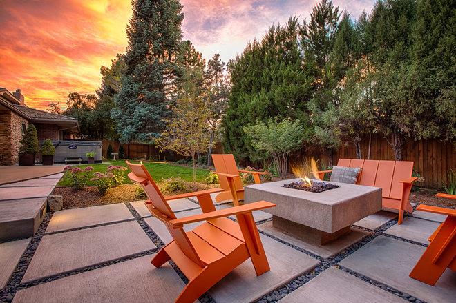 Contemporary Patio by Emerson Outdoor Design