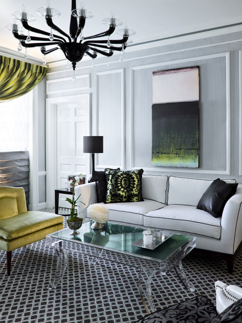 Upholstered Sofa With Contrast Piping Home Design Ideas, Pictures ...