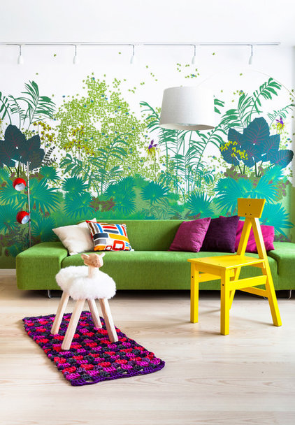 Tropical Living Room by Maurizio Giovannoni Architetto
