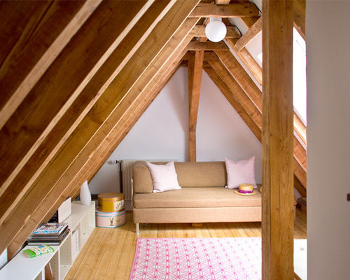 Small Attic Home Design Ideas, Pictures, Remodel and Decor