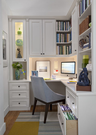 Traditional Home Office & Library by transFORM | The Art of Custom Storage