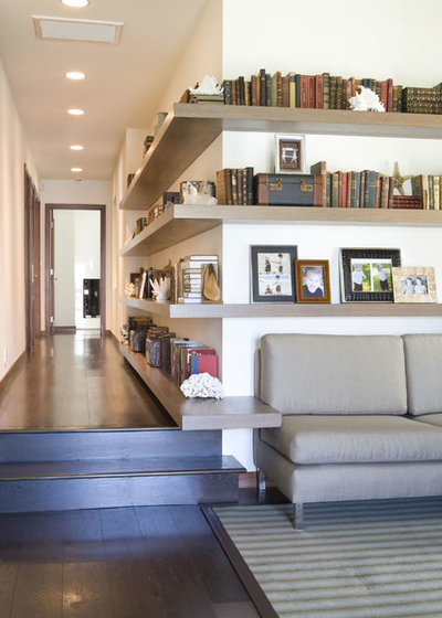 Contemporary Hallway & Landing by Tim Clarke Design