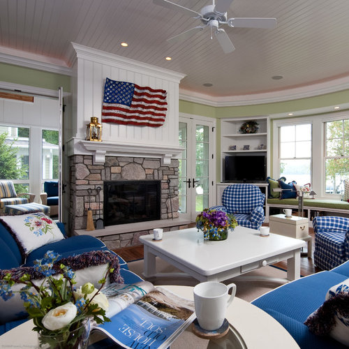 Beadboard Fireplace Home Design Ideas, Pictures, Remodel and Decor