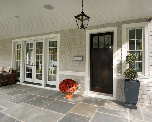 Slate Front Porch Home Design Ideas, Pictures, Remodel And Decor