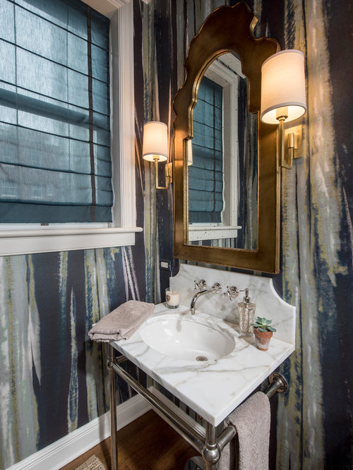Contemporary Chicago Powder Room Design Ideas, Remodels ...