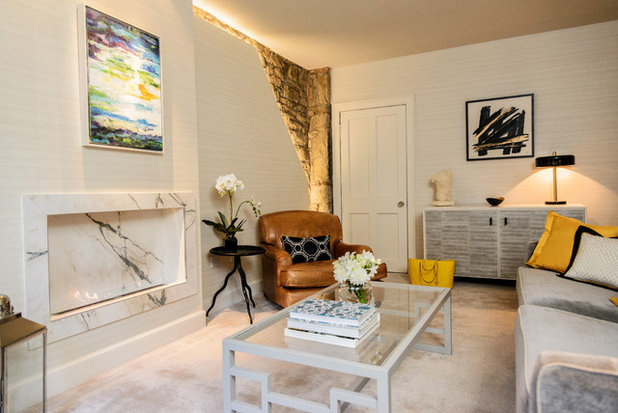 Contemporary Living Room by Robertson Lindsay Interiors