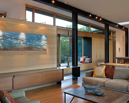 Exposed Steel Beams Home Design Ideas, Pictures, Remodel and Decor