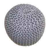 Threshold Upstate Pouf, Tan