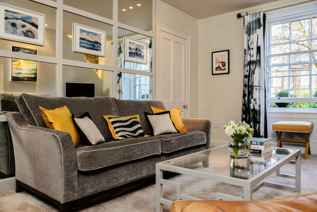 Contemporary Living Room by Robertson Lindsay Interiors