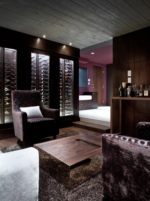Contemporary Los Angeles Wine Cellar Design Ideas, Remodels & Photos