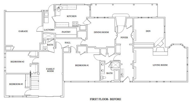Traditional Floor Plan by JWT Associates