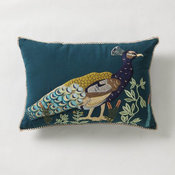Iridescent Plumage Pillow