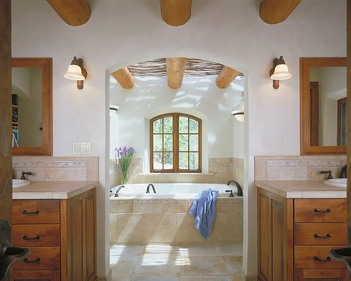 Santa Fe Style Bathroom Design Ideas, Remodels & Photos