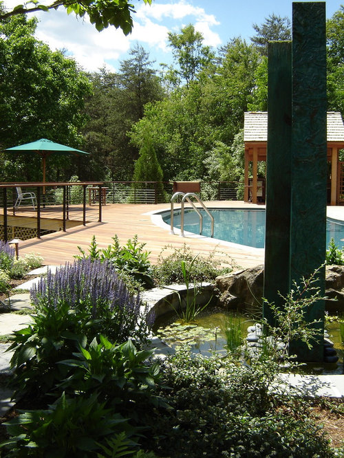 Above Ground Pool Landscape Design Ideas, Remodels & Photos