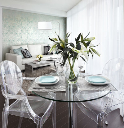 Contemporary Dining Room by Lisa Petrole Photography