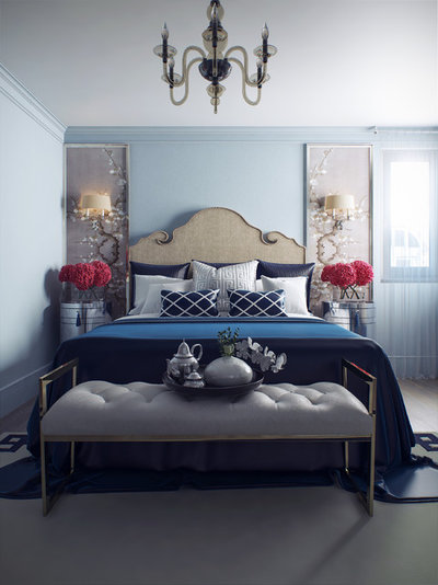 Victorian Bedroom by Виктория Киорсак. Victoria Kiorsak Interior Design