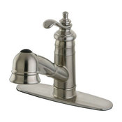 Gourmetier Templeton Pull-Out Faucet Kitchen Faucet, Satin Nickel