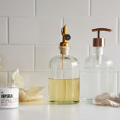 Copper Top Pump + Pour Soap Dispenser