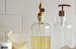 Copper Top Pump + Pour Soap Dispenser