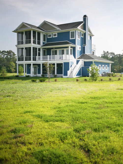 Double Decker Porch Home Design Ideas, Pictures, Remodel and Decor