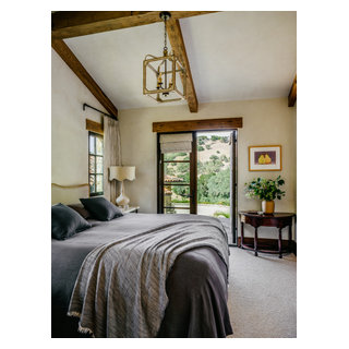 Tuscan Stone Cottage Southwestern Bedroom San Francisco By