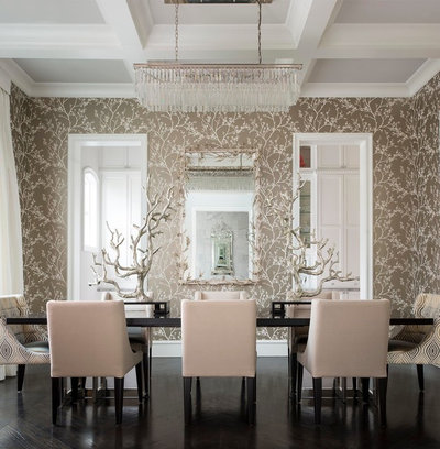 Mediterranean Dining Room by CDA Interior Design