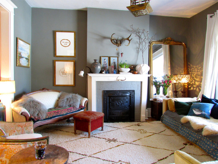 Eclectic Living Room by Jenn Hannotte / Hannotte Interiors
