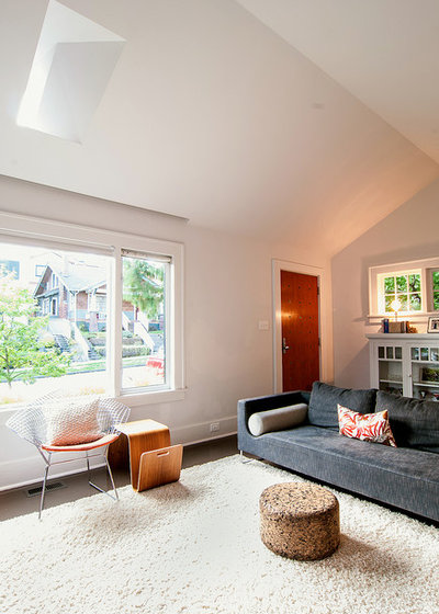 Contemporary Living Room by Imprint Architecture and Design, LLC