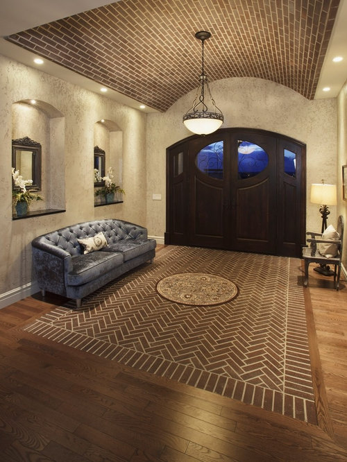 Herringbone Brick Floor Home Design Ideas, Pictures ...