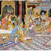 Tableau Rug(Pictorial Carpet) - Decorative French Design