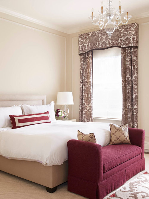 Upholstered Cornice Board With Drapery Home Design Ideas